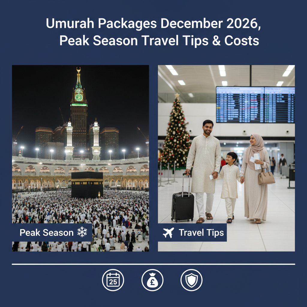 Umrah Packages December 2026, Peak Season Travel Tips & Costs